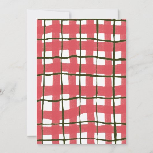 Winter ONEderland Birthday Invite Kaart (Achterkant)