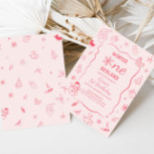 Winter Onederland Birthday Party Kaart