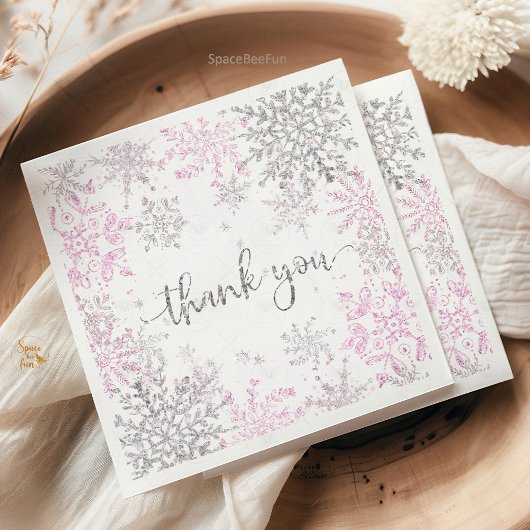 Winter Onederland Birthday Servet