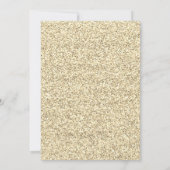 Winter Onederland Birthday Silver Gold Snowflake Kaart (Achterkant)