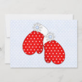 Winter ONEderland Birthday Uitnodiging (Achterkant)