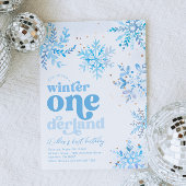 Winter Onederland Birthday Uitnodiging