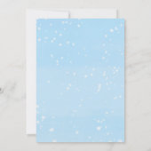 Winter ONEderland blauw goudjongen 1 verjaardag Kaart (Achterkant)