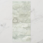 Winter Onederland Bos Eerste Verjaardag Menu (Achterkant)