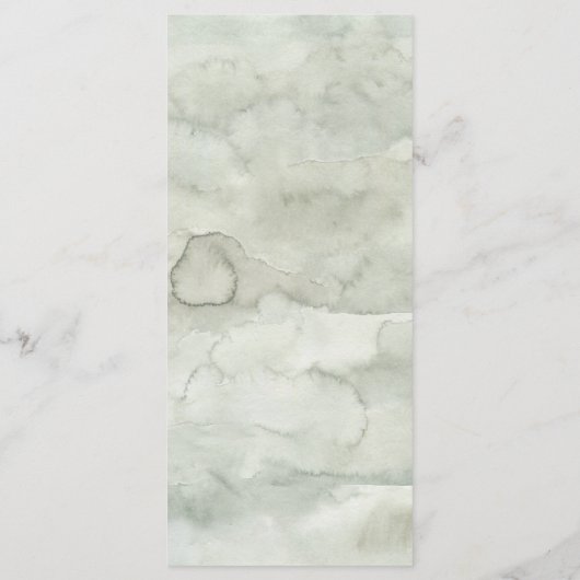 Winter Onederland Bos Eerste Verjaardag Menu (Achterkant)