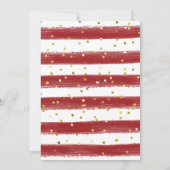 Winter onederland bosland verjaardagsuitnodiging kaart (Achterkant)