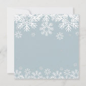 Winter Onederland bossen Kaart (Achterkant)