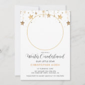 Winter ONEderland Boy 1st Birthday Kaart (Voorkant)