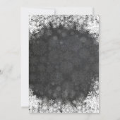 Winter Onederland Boy 1st Birthday Uitnodiging (Achterkant)