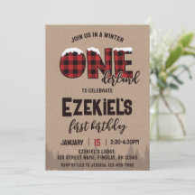 Winter ONEderland Buffalo Play Birthday Party