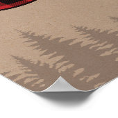 Winter ONEderland Buffalo Play Birthday Party Poster (Hoek)