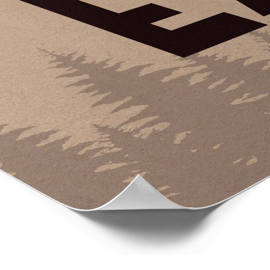 Winter ONEderland Buffalo Play Happy Birthday Poster (Hoek)