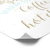 Winter Onederland Coffee & Hot Chocolate Bar Poster (Hoek)