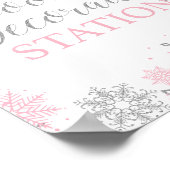 Winter Onederland Cookie Decorating Station Poster (Hoek)