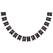 Winter Onederland Dag Bunting banner Sneeuwvlokken (Alle)