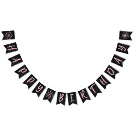 Winter Onederland Dag Bunting banner Sneeuwvlokken