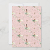 Winter Onederland de Notenkraker 1e verjaardag Kaart (Achterkant)