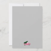 Winter ONEderland Eerste Birthday-uitnodigingen Kaart (Achterkant)