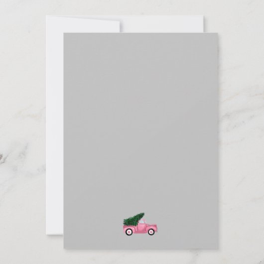 Winter ONEderland Eerste Birthday-uitnodigingen Kaart (Achterkant)