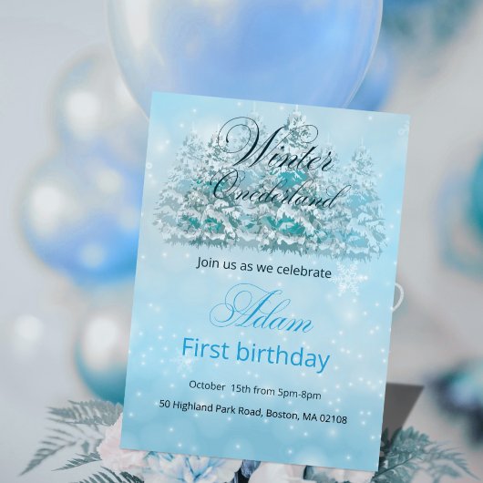 Winter Onederland Eerste uitnodiging op zaterdag