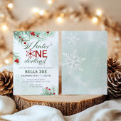 Winter Onederland Eerste verjaardag Kaart