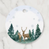 Winter ONEderland Favor Tag Bedankjes Labels (Achterkant)