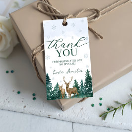 Winter ONEderland Favor Tag Cadeaulabel