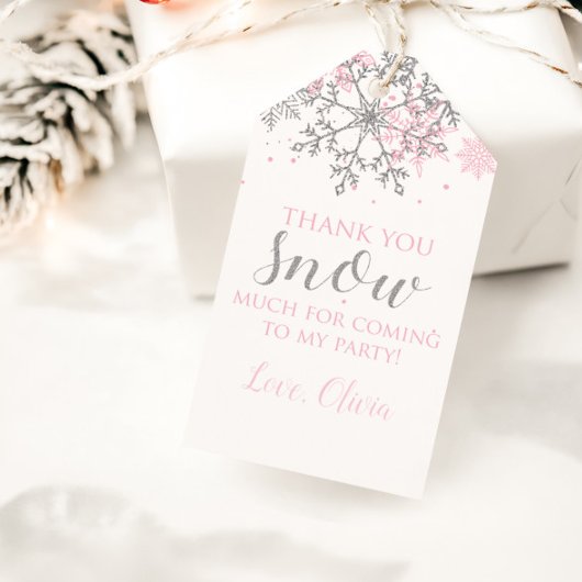 Winter Onederland favor tag Cadeaulabel