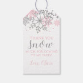 Winter Onederland favor tag Cadeaulabel (Voorkant)