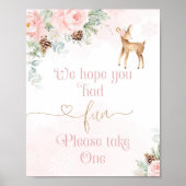 Winter onederland Favorieten neem er een Poster (Voorkant)