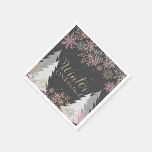 Winter Onederland Feestservetten eerste verjaardag Servet