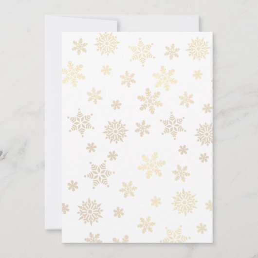 Winter ONEderland First Birthday Invitation Kaart (Achterkant)