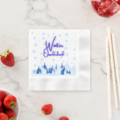 Winter Onederland First Birthday Party Napkins Servet (Insitu)