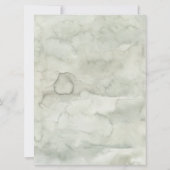 Winter Onederland Forest First Birthday Invitation Kaart (Achterkant)