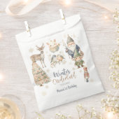 Winter onederland glitter prachtige verjaardag bedankzakje (Geknipt)