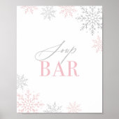 Winter Onederland Glitter Soepbord Poster (Voorkant)