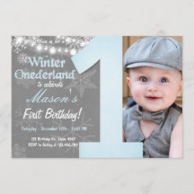 Winter Onederland Jongen Grijs Sneeuwvlok Verjaard
