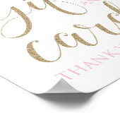 Winter-Onederland — Kaarten — Snowflakes Poster (Hoek)