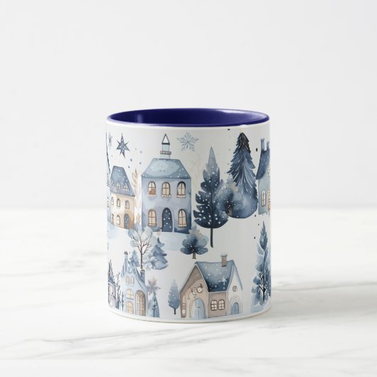 Winter Onederland Kersthuizen Mok (Midden)