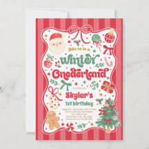 Winter Onederland Kerstmis Coquette Strik Verjaard