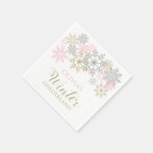 Winter Onederland Napkin Servet (Hoek)