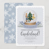 Winter Onederland Notenkraker eerste verjaardagsui (Voorkant / Achterkant)