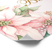 Winter Onederland Notenkraker roze goud Welkom Poster (Hoek)