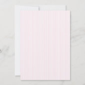 Winter Onederland Notenkraker Roze Strik Verjaarda Kaart (Achterkant)