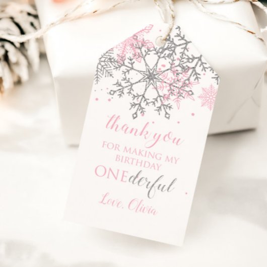 Winter Onederland Onederful Dank Je Cadeaulabel