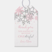 Winter Onederland Onederful Dank Je Cadeaulabel (Voorkant)