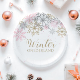 Winter Onederland Papier Bord