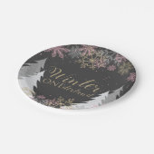 Winter Onederland Party Borden eerste verjaardag Papieren Bordje (Gekanteld)