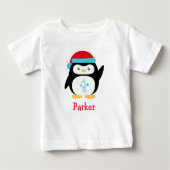 Winter ONEderland Penguin Monogram First Birthday (Voorkant)