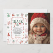 Winter ONEderland Photo Thank You Kaart (Voorkant)